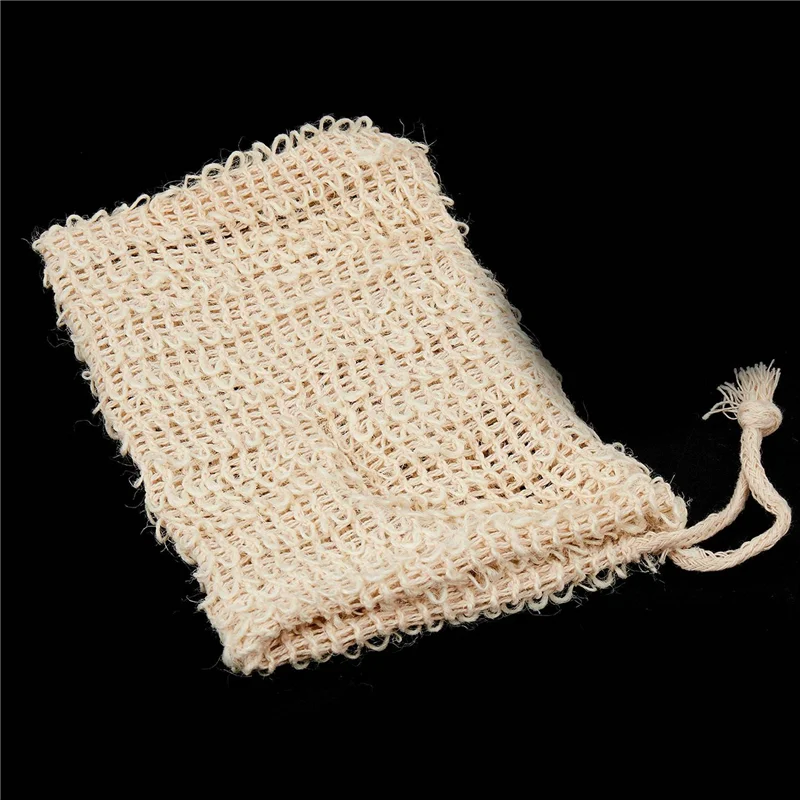 

ABMR-Shower Bath Sisal Soap Bag Natural Sisal Soap Bag Exfoliating Soap Saver Pouch Holder 150Pcs