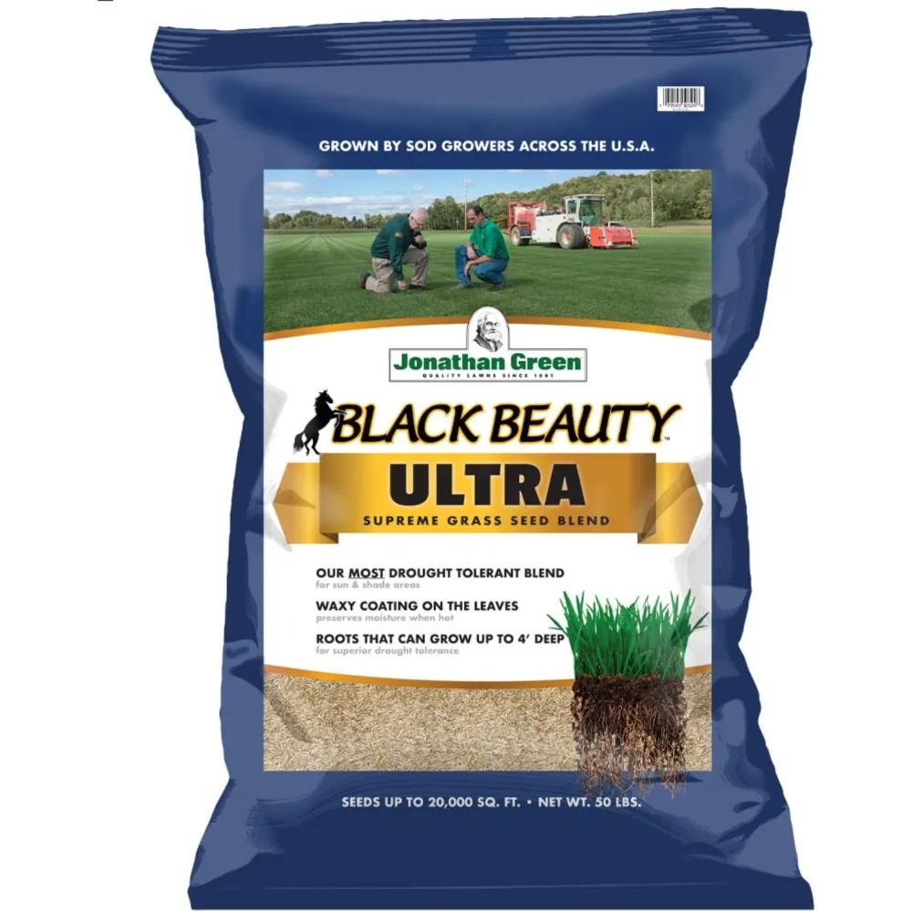 

(10324) Black Beauty Ultra Grass Seed - Cool Season семена газонной травы (50 фунтов)