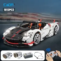 Cada MOC Technical 1812Pcs RC Racing Car Super Car Building Blocks City Remote Control Sports Vehicle Bricks Toys for Kids Gifts