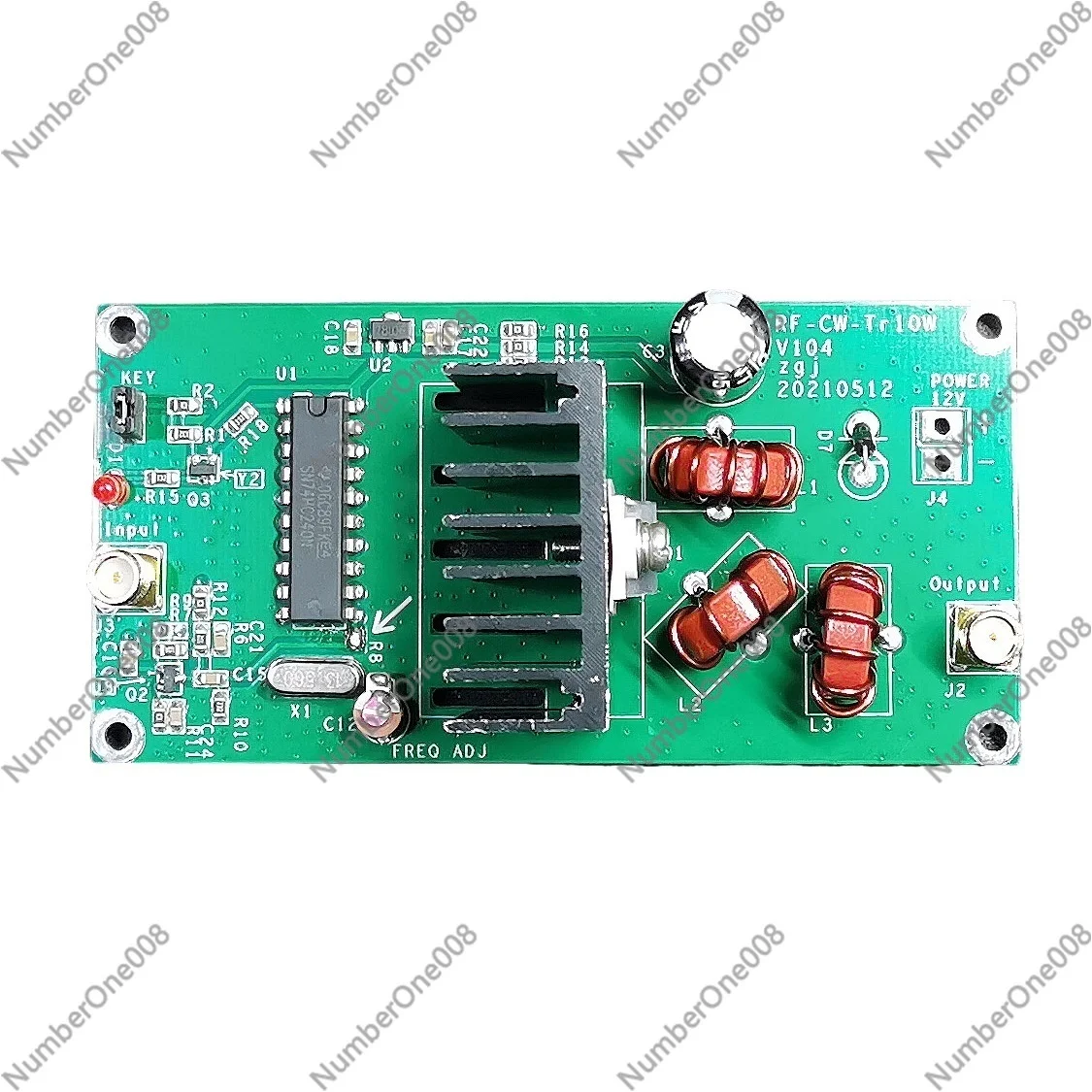 

10W 13.56MHz QRP Radio Station CW Transmitter Power Amplifier Short Wave Amplifier Board