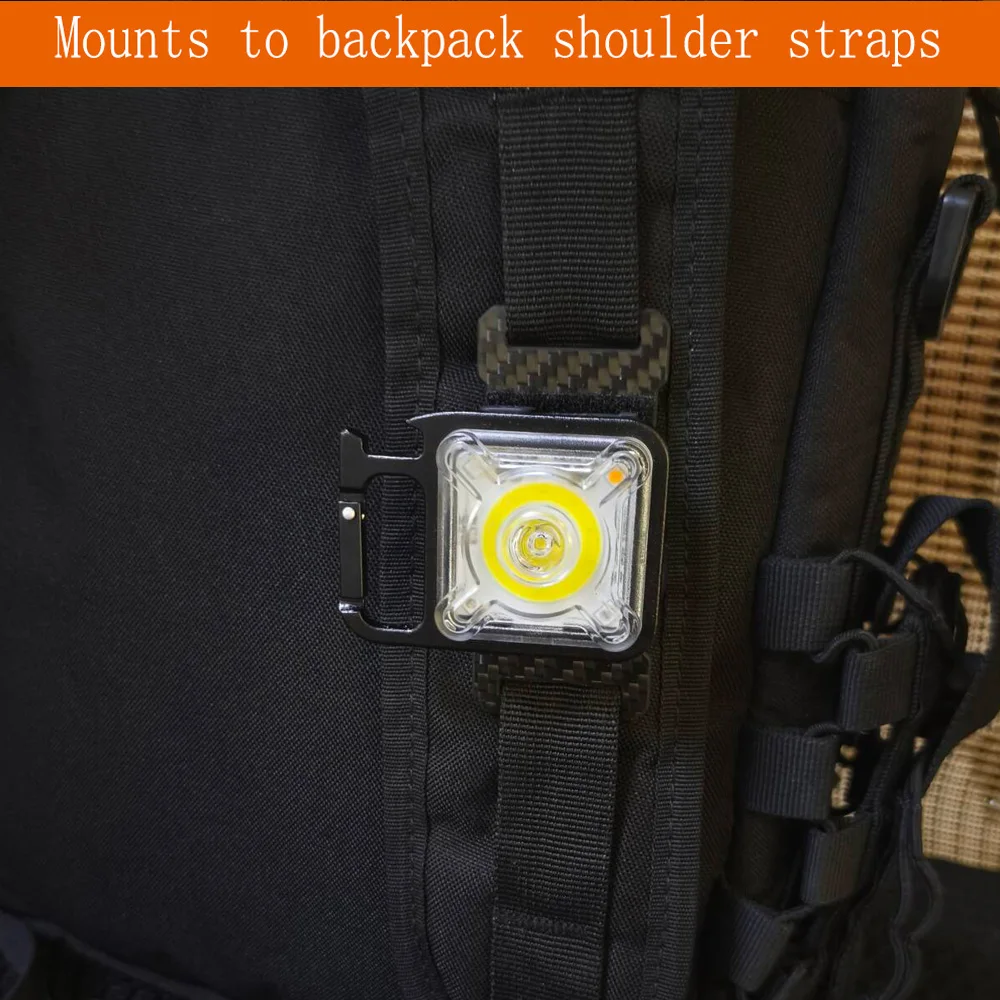 Linterna táctica USB EDC compacta para mochila MOLLE - imagen 5