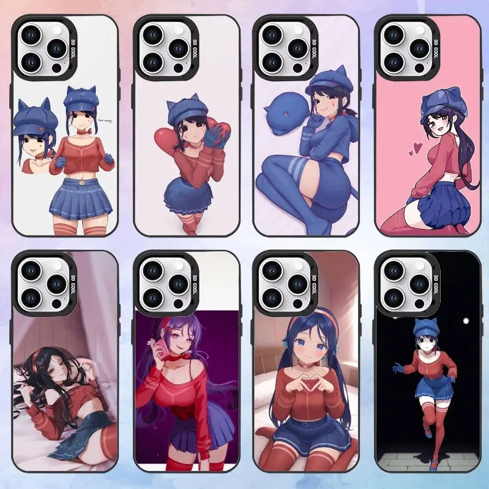 

M-Mita MiSide Phone Case For iPhone17,16,15,14,13,12,11 Plus,Pro Max Black Candy Matte Shockproof Cover