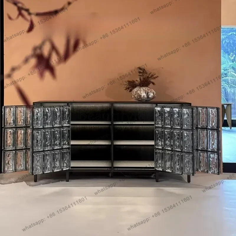 FG Large Standing Living Room Cabinets Organizer Design Luxury Display Cabinet Office Storage Vitrina Home Furniture Accessories