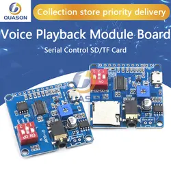 Voice Playback Module Board MP3 Music Player 5W MP3 Playback Serial Control SD/TF Card For Arduino DY-SV5W