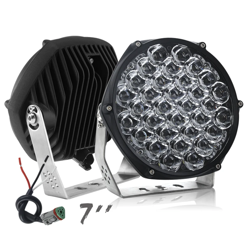 

9D Reflector 7'' inch 160W Spotlight Off road 4x4 4WD LED Truck Led Lights Combo Spot Led Driving Light