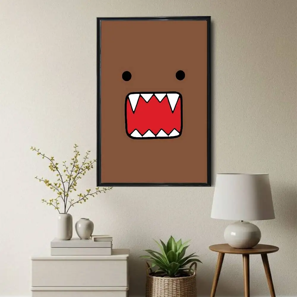 Brown cartoon character Domo-kun Poster HD Art Sticky Wall Waterproof Home Living Room Bedroom Bar Aesthetic Decoration