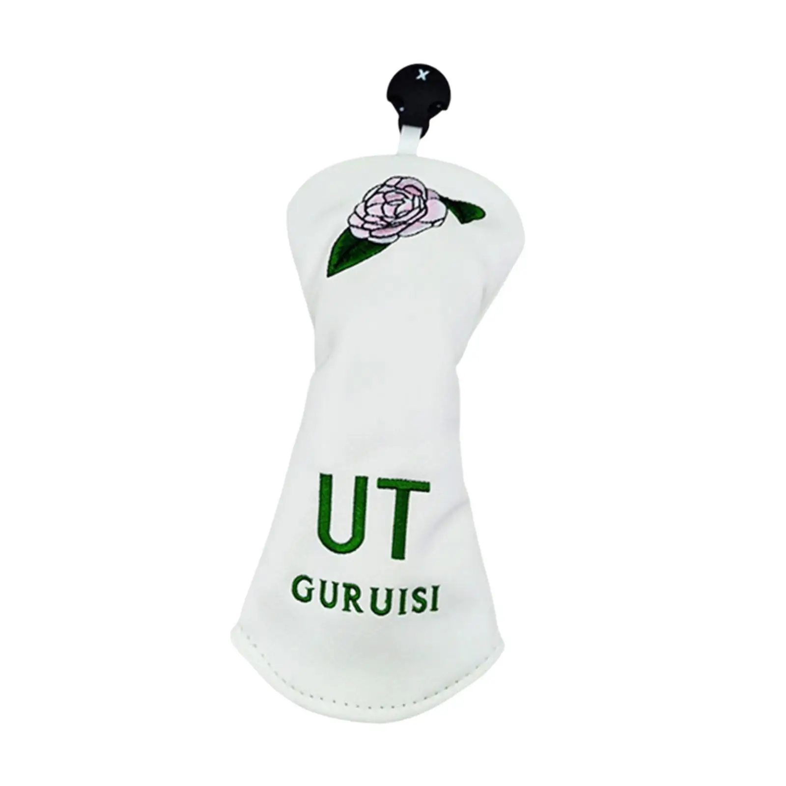 PU Leather Golf Head Cover Thick Plush Lining Easy to Clean Club Shield for Wood Iron Hybrid Golf Clubs