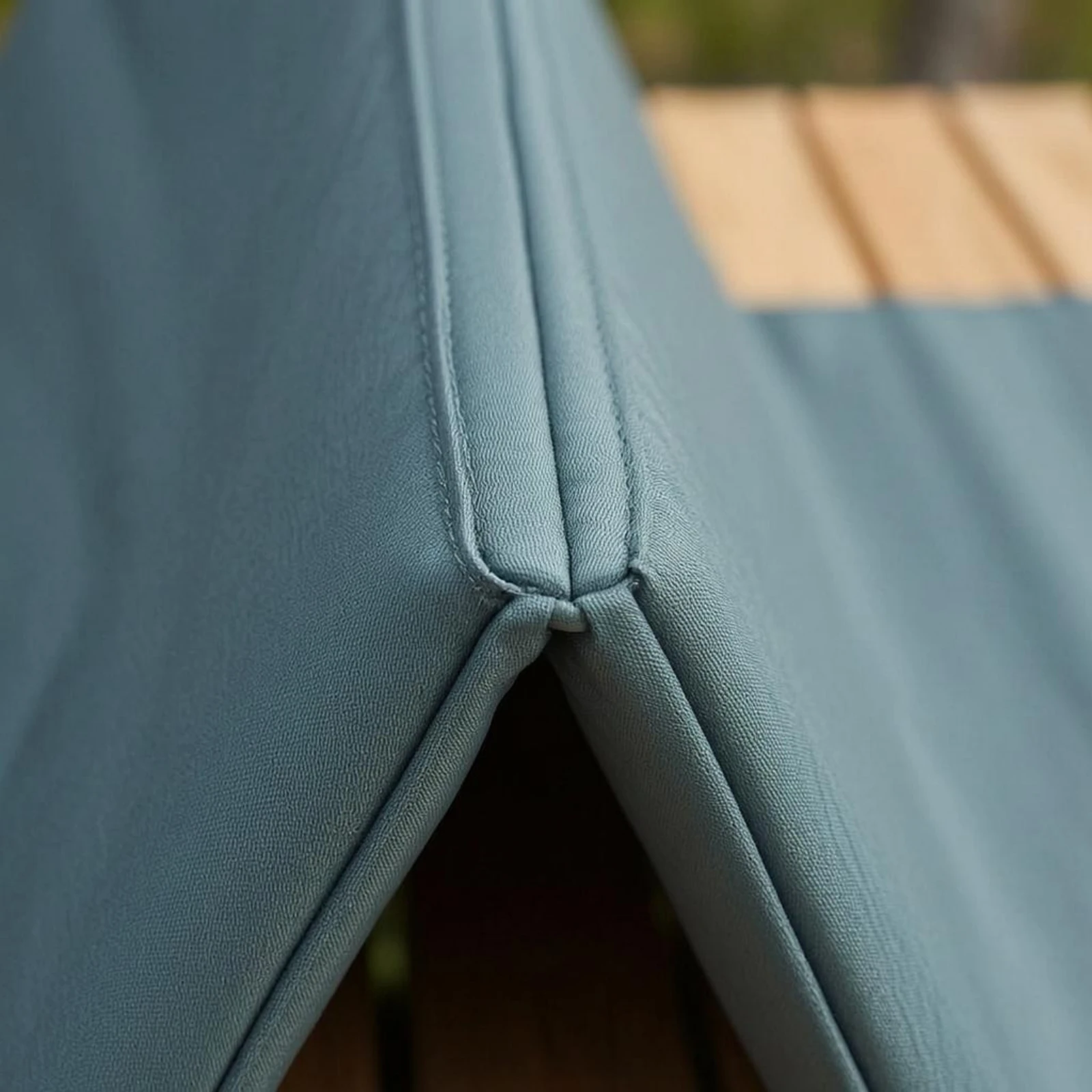 Tri-Fold Pad Board Raised Center Foldable Pad Board Camping Gear Three-Panel Stitched Edges view 6