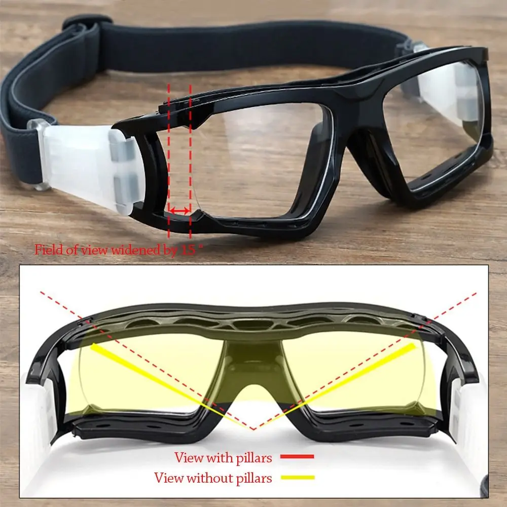 Professional Eye Protective Sports Glasses Impact Resistance Adjustable Safety Goggles Cycling Optical Frame Football Eyewear