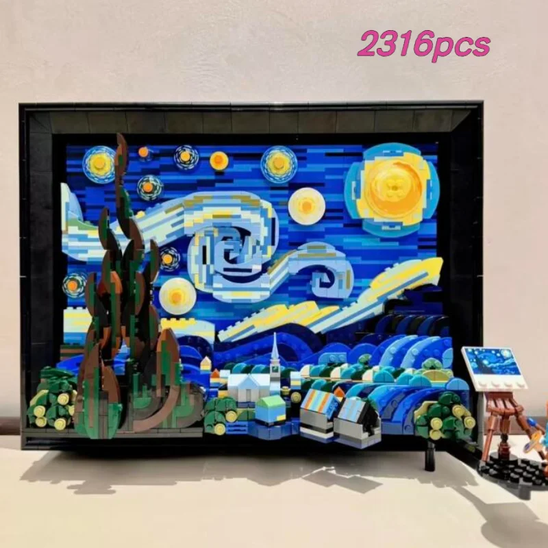 Art Craft Building - 2026 Hot 2316pcs Starry Night Painting