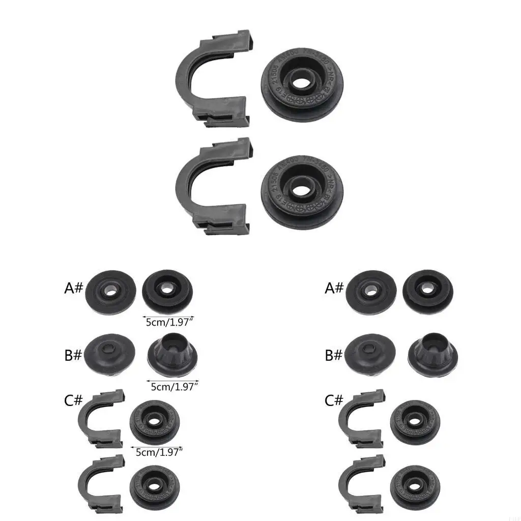 F1CF For T31 Mount Rubber Upper Radiator Bushing Gasket Pad Holder Mounting Bracket