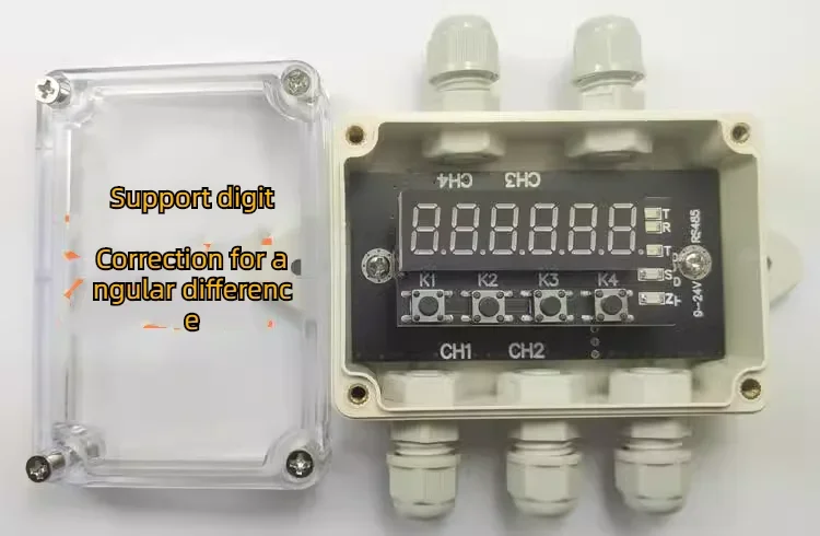 

DL104D Weighing Module Digital Angular Difference Correction ASCII and MODBUS-RTU Digital Tube Display