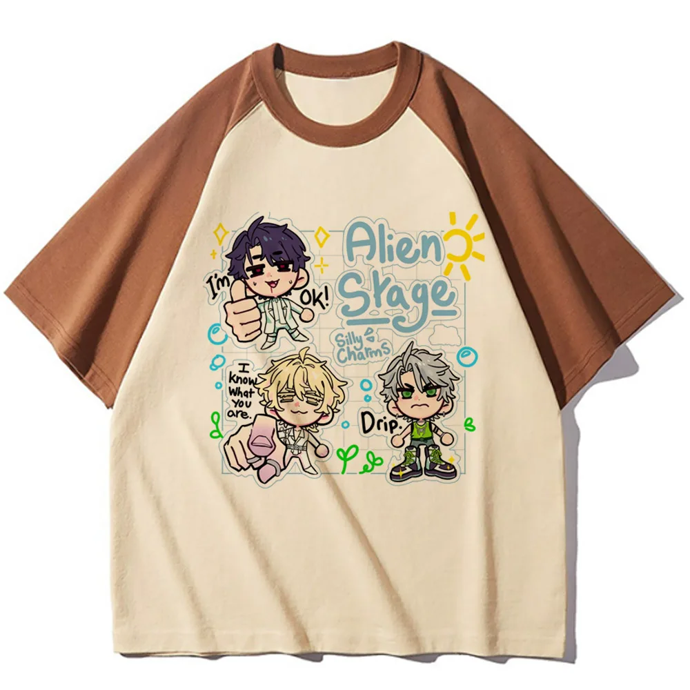 Alien Stage T Shirt Men Women Kawaii Cartoon Streetwear Y2k