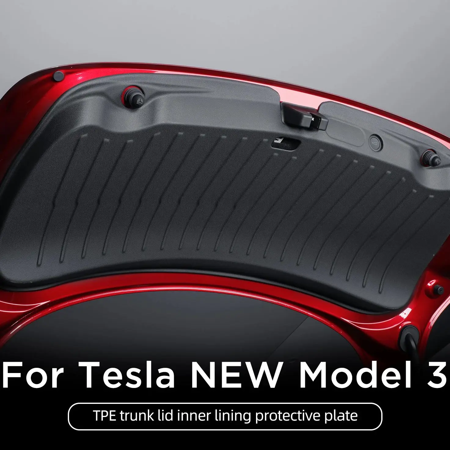 Per Tesla Model 3 Highland 2024 porta del bagagliaio posteriore tappetino Anti-sporco tappetino di protezione del portellone del bagagliaio