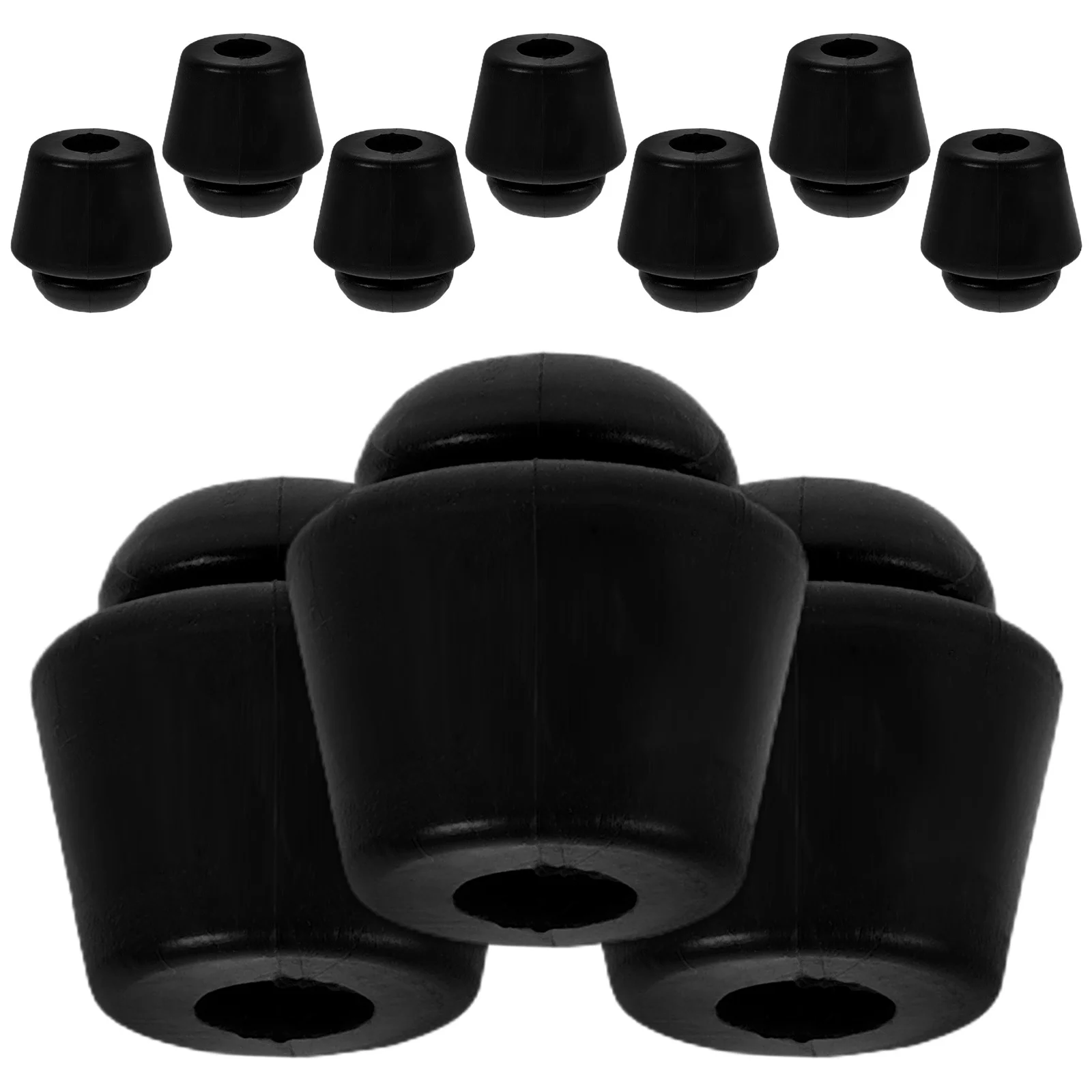 

10Pcs Car Door Shock Absorbing Rubber Hood Damper Buffer Stopper Cushion for Vibration Reduction Noise Protection