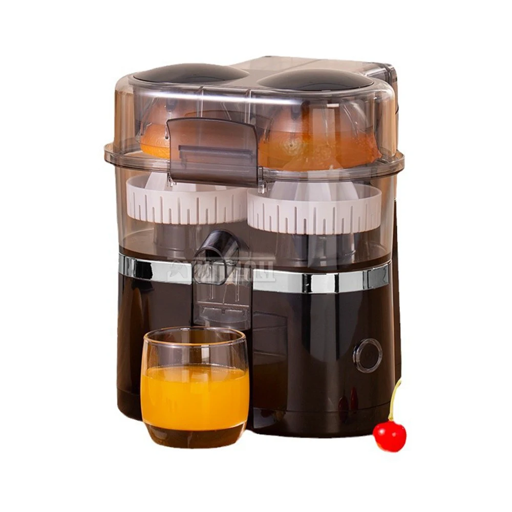 FE003A Double-head Juicer for Orange, Lemon, Grapefruit Slag Juice Separation Fresh Separator Press Machine