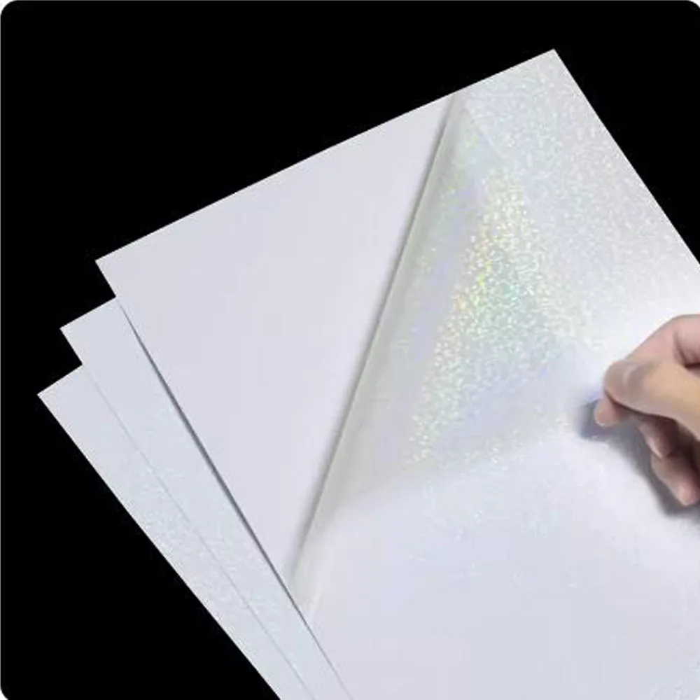 Free Ship 20 Sheets A4 Inkjet PET Label 8 Thread Waterproof Tear Resistant Back Self Adhesive Smooth Printing Sticker