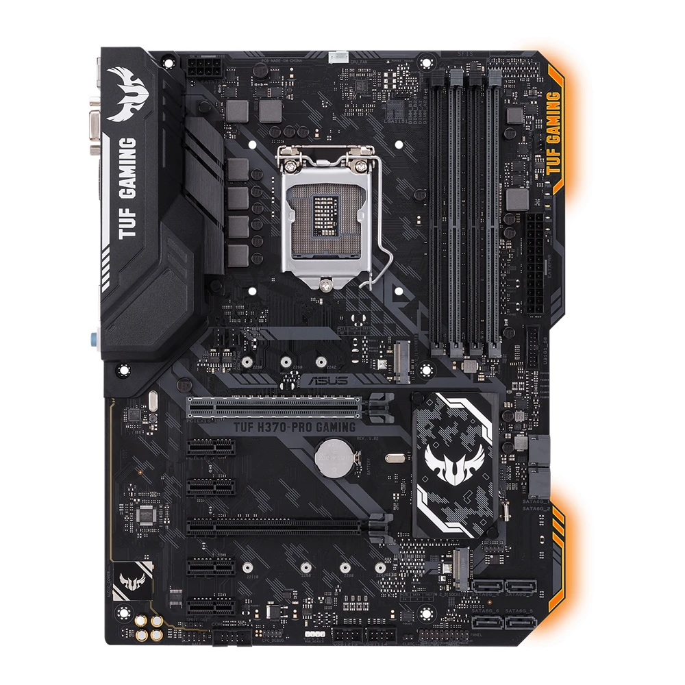 Asus TUF H370-PRO GAMING Motherboard intel H370 LGA 1151DDR4 64GB support Core  8100 9100F 8400 9400 8700 cpu ATX