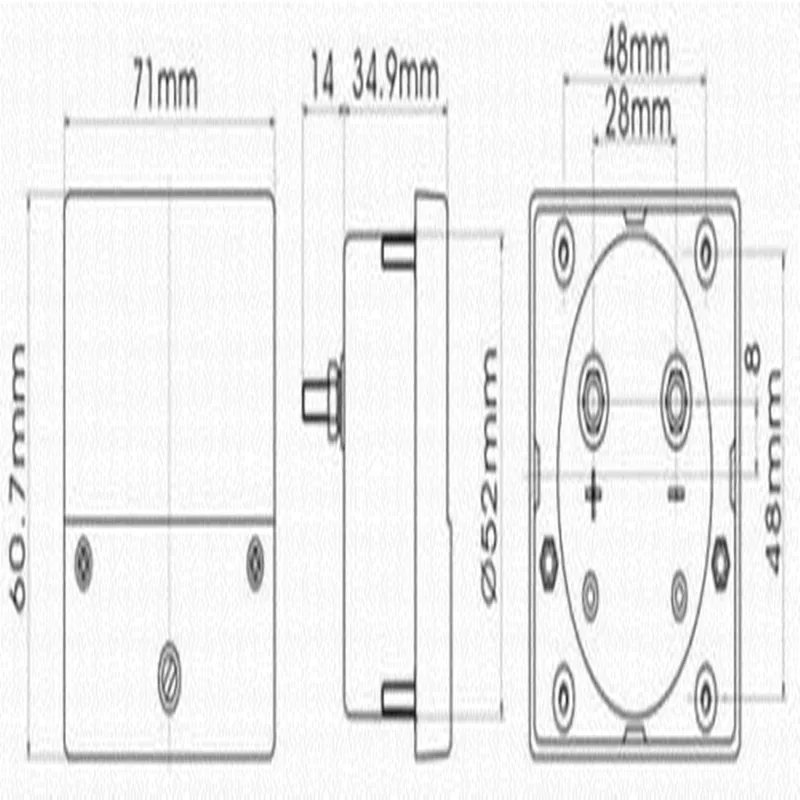 Misuratore di tensione del pannello Volt analogico professionale DC 0-30/0-50V voltmetro Gauge