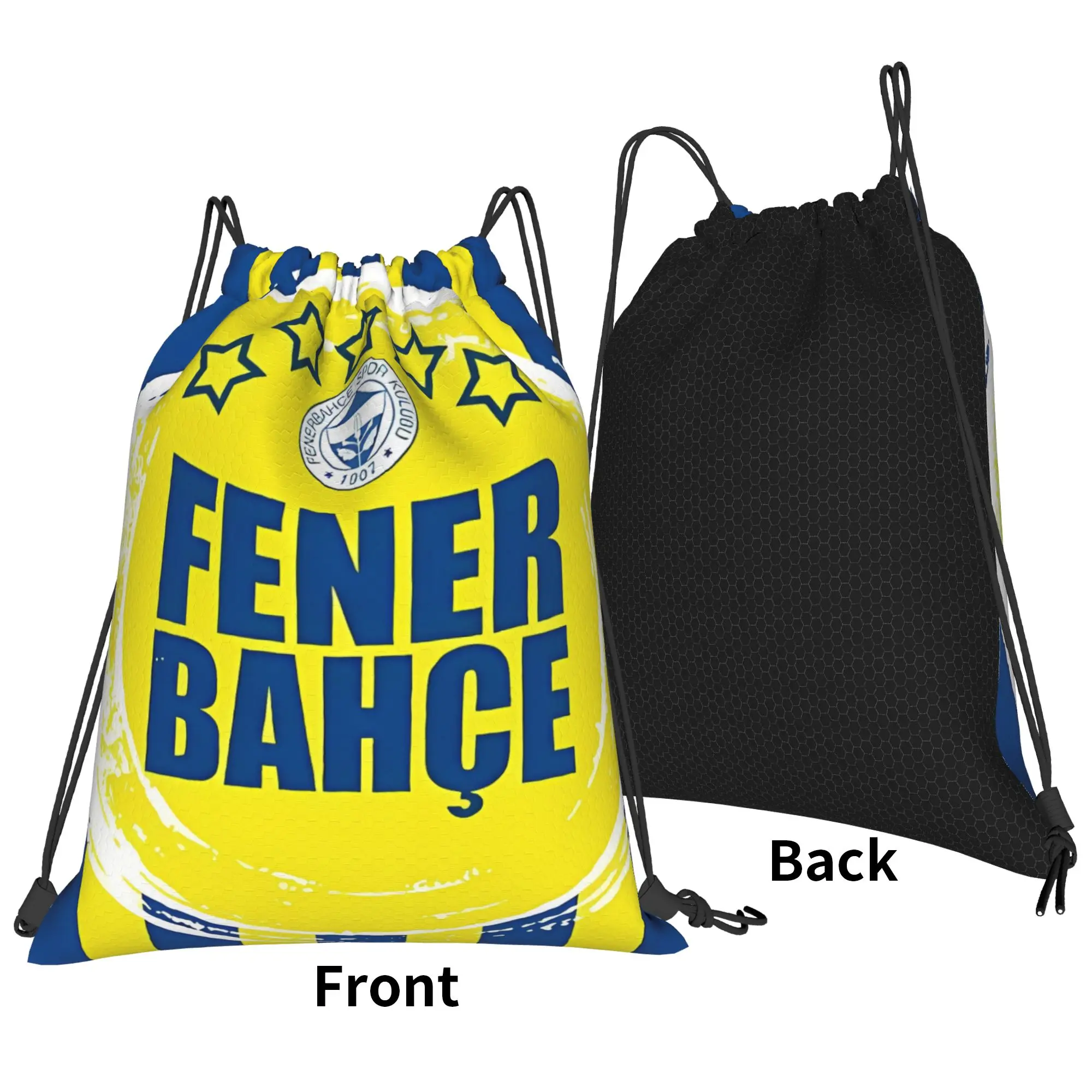 Fenerbahcee Bright Osayi Samuel Themed Portable Travel Riding Gym Drawstring Storage Sporty Backpacks