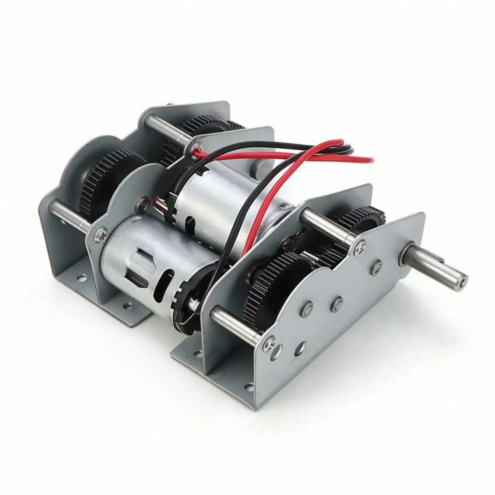 RC Tank Gearbox V2 Metal Gear Motor Set for 1/16 Scale Crawler Chassis DIY