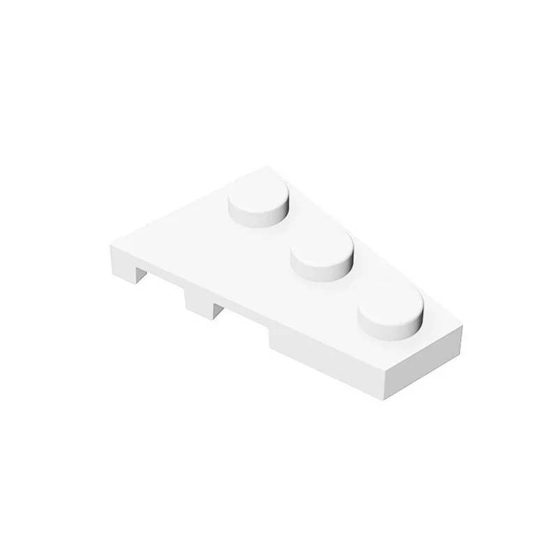 50 Stück Puzzle-Teile 43722 Keil 3x2 Rechte Bausteine Platte Brett Ziegel Lernspielzeug Geburtstagsgeschenke Dropshipping – Detail 2