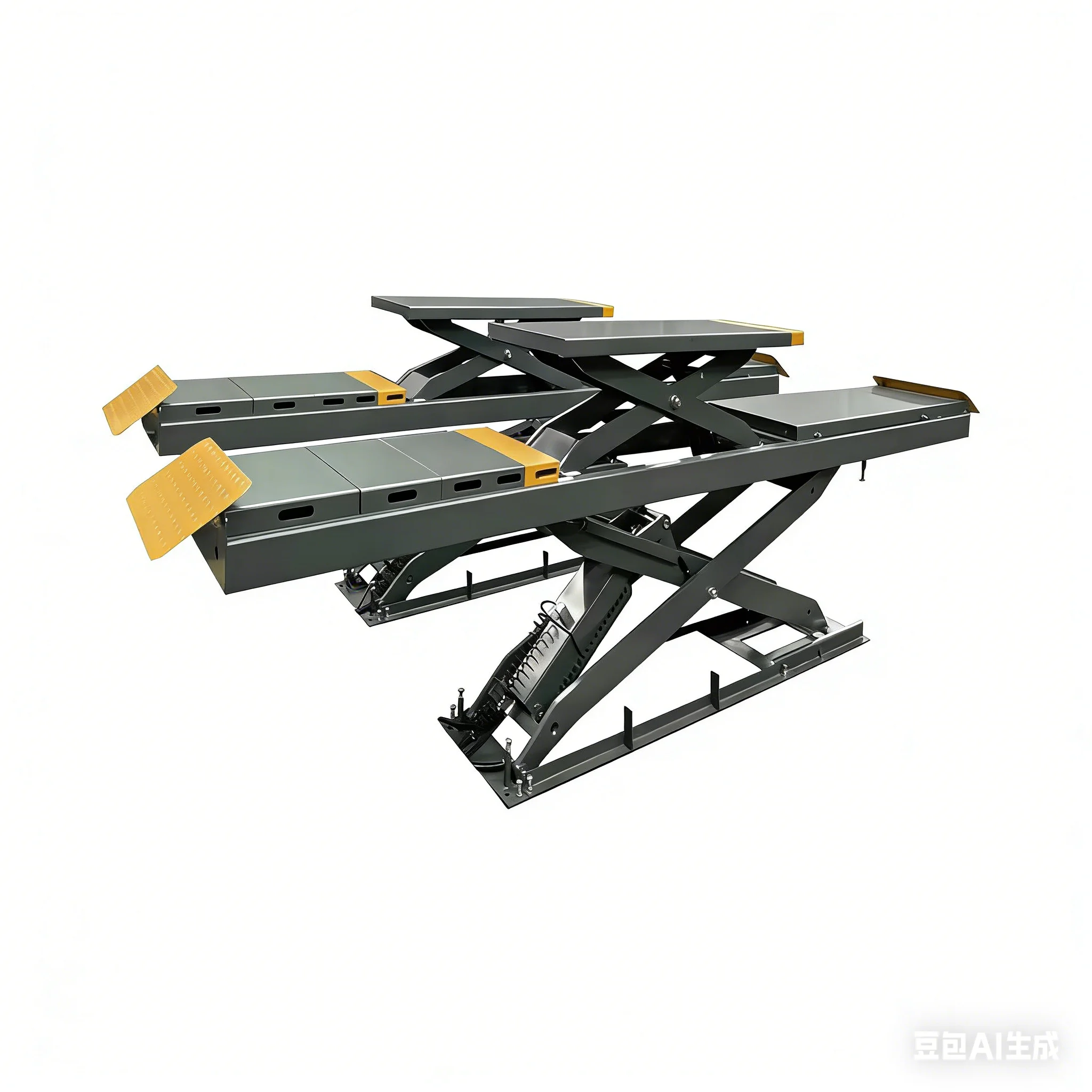 DELILAI DL-4.0CBD Factory Direct 4T CE/ISO9001 Certified Underground Large Scissor Hydraulic Car Lift Auto Hoist For Garage