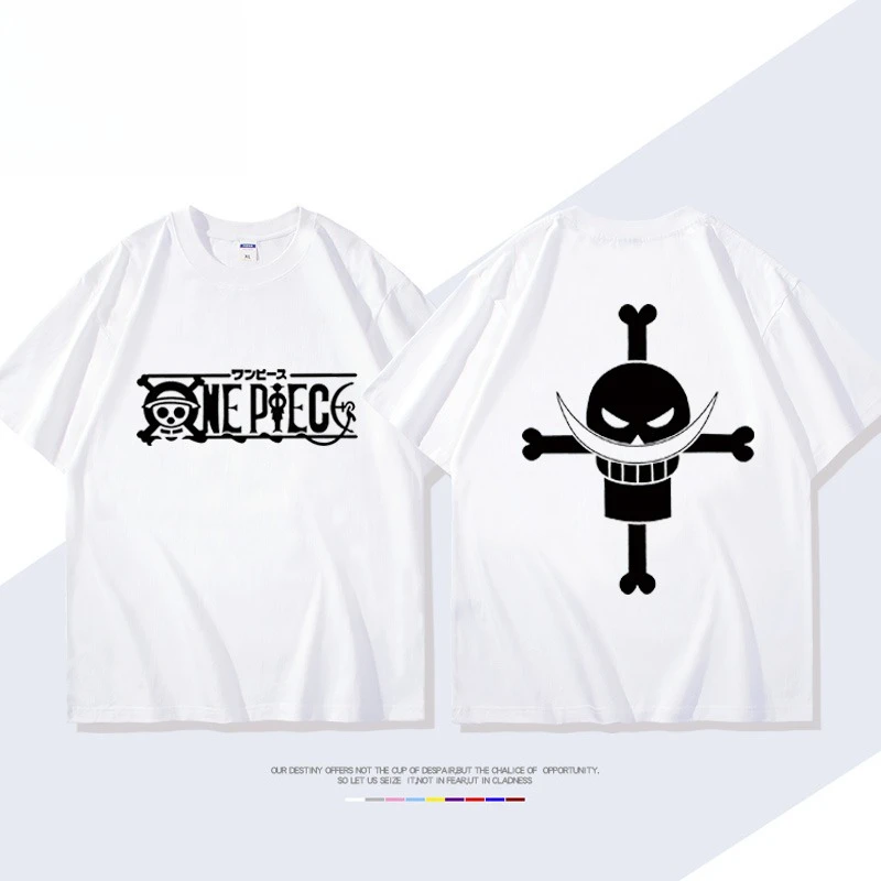 ONE PIECE White Beard Edward·Newgate Bedrucktes T-Shirt Herren- und Damen-T-Shirt Herren-Top Sport-T-Shirt Herren-T-Shirt Harajuku
