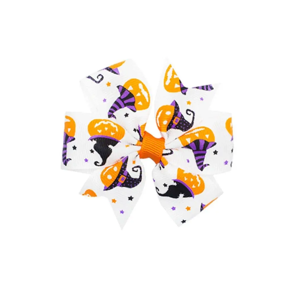 

Забавная заколка для волос в корейском стиле: скелет, летучая мышь, тыква, паук, утконос, для Хэллоуина и косплея