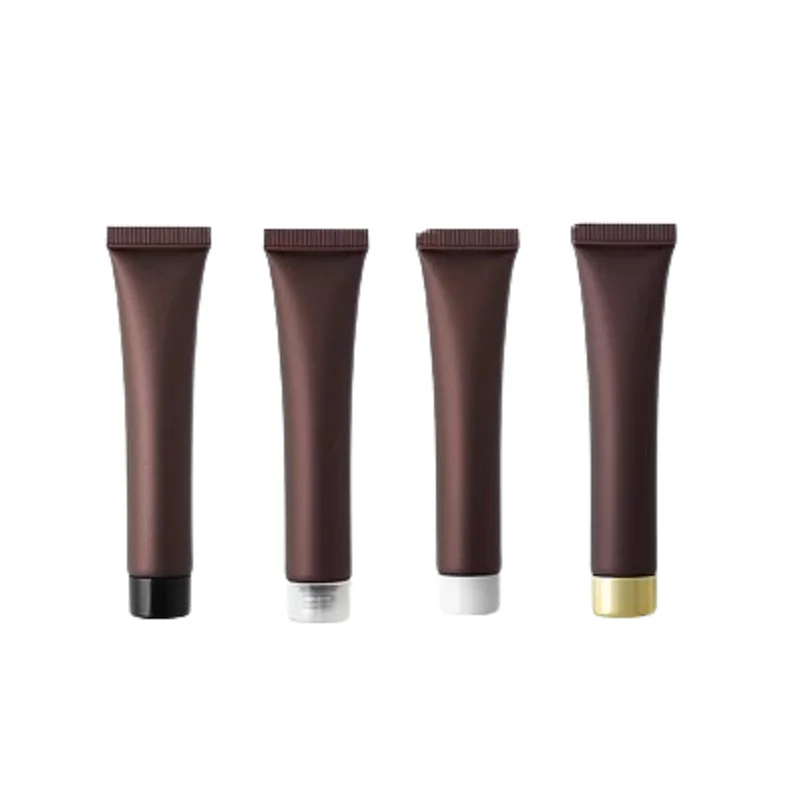 

20G Refillable Bottle Plastic 30Pcs Empty Brown Frosted PET Screw Lid Soft Tube Cosmetic Container Packaging Squeeze Bottles