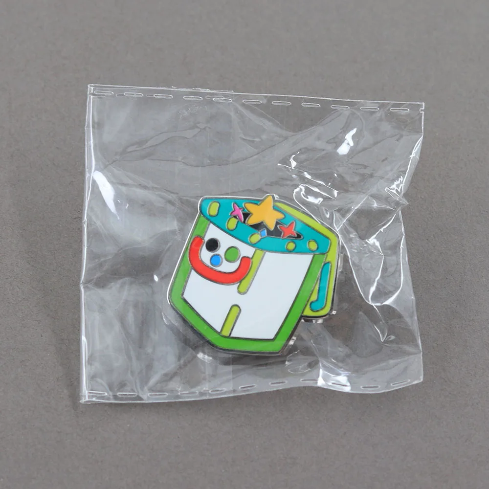 Lustige Jack-in-the-Box Emaille-Pins Retro Zirkus-Clown Überraschungsbox Broschen Niedliche Bunte Stern-Abzeichen Cartoon Rucksack Anstecknadel J – Detail 9