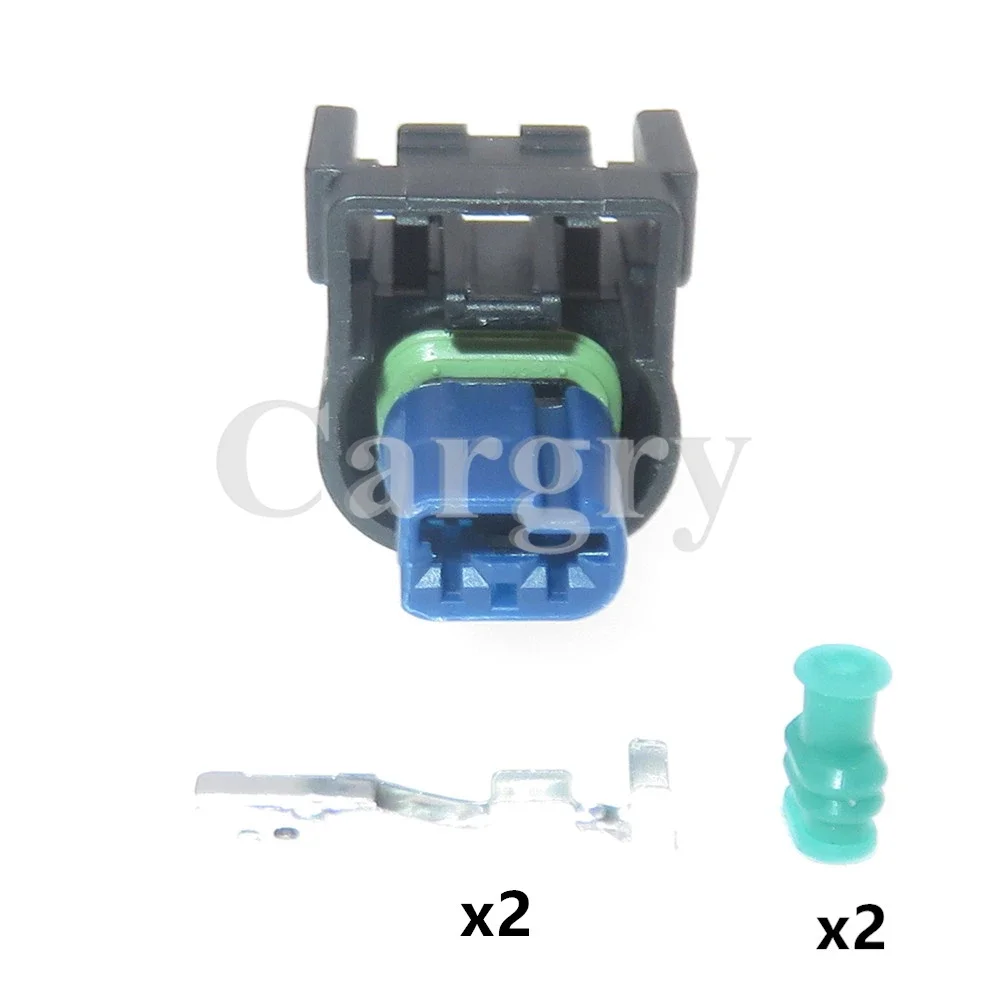 1 Set 2P Adattatore cavo di montaggio CA per automobile Presa impermeabile automatica Custodia in plastica per auto Connettore per cablaggio elettrico