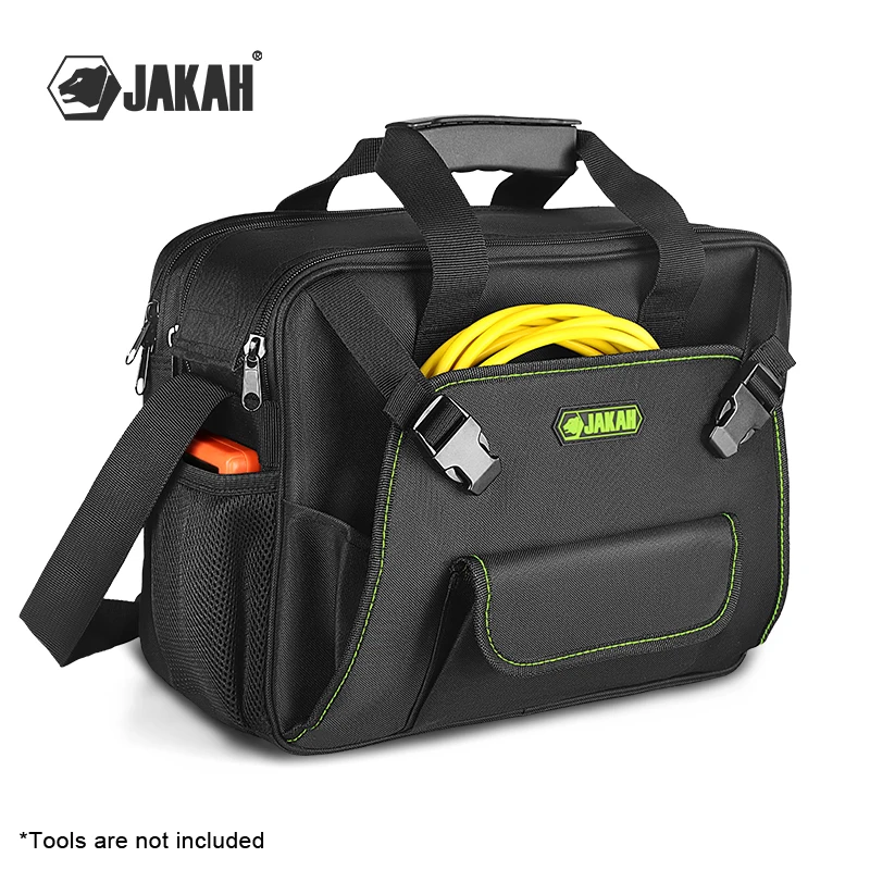 JAKAH Electrician Tool Bag Quick Access Laptop Bag + Shoulder Strap - Medium Portable Work Bag Tool Accessories JK-147