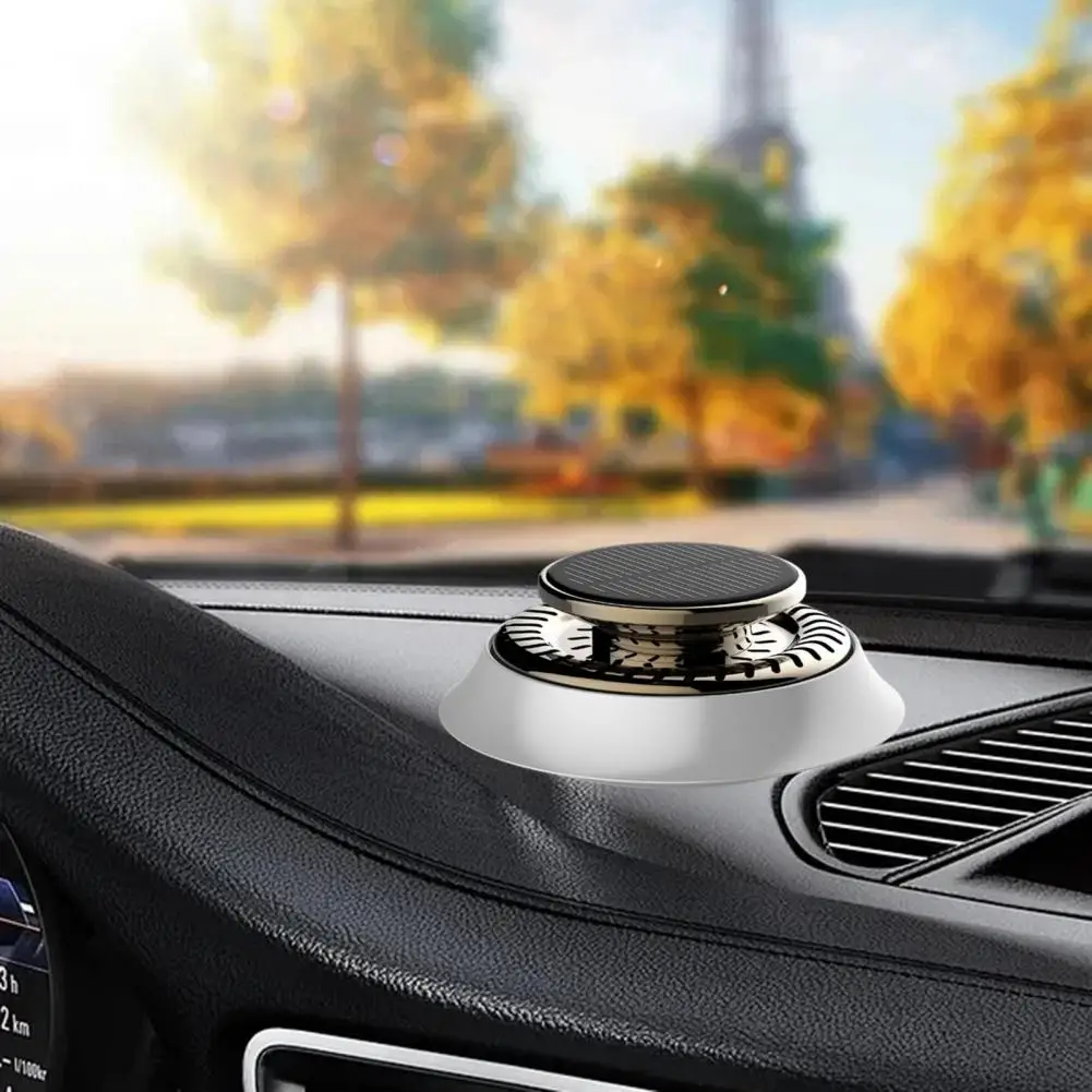 Fragrance Locking Technology Solar Car Air Freshener Natural Fragrance Diffuser for Vehicle Scents Auto Rotating for Car for Car