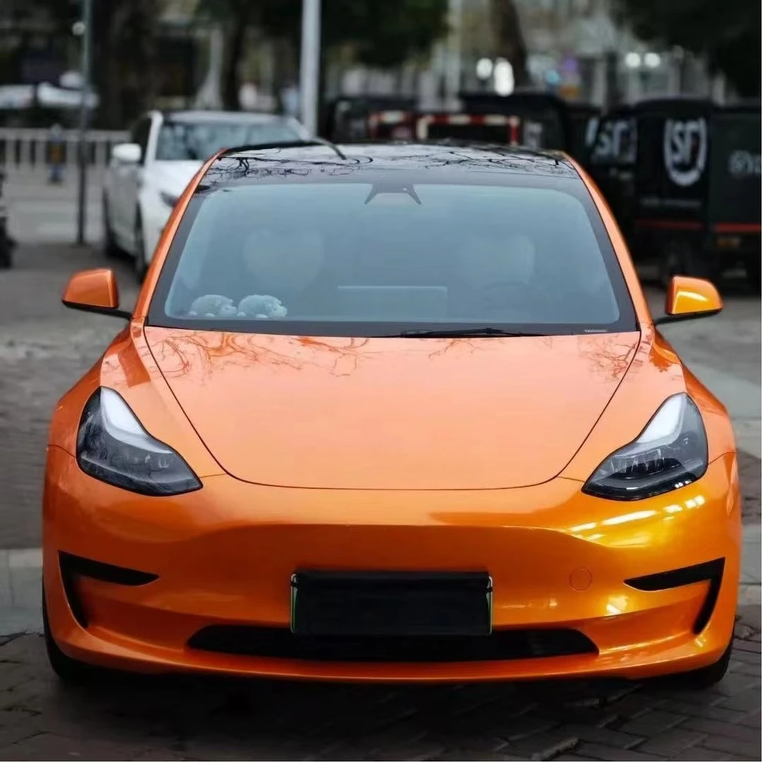 

Оптовая цена: Цветная защитная пленка PPF 7.5 Mil из ТПУ с самовосстановлением, защитой от пожелтения, иризирующая золотисто-оранжевая