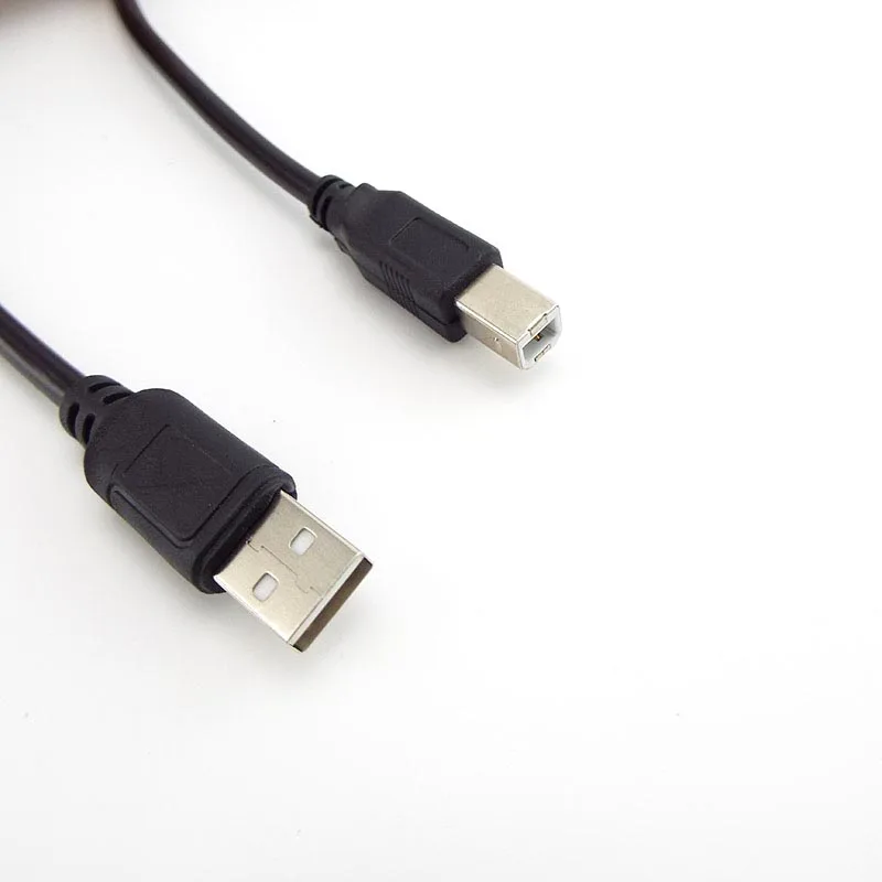 USB 2.0 A To B Male Printer Cord Cable USB Type B Male To A Male For Label Printer Extension Cord High Speed 1.5m 3m 5m 10m D1