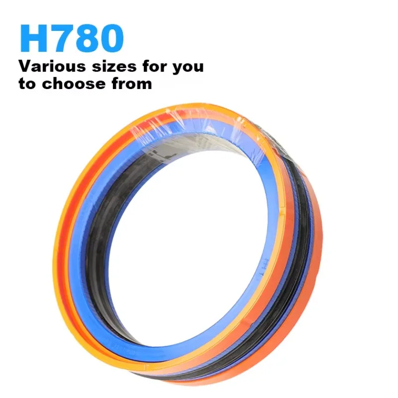 KDAS H780 Piston Seal Kit 140*115*25.4 Double Acting Compact Sealing Set for Hydraulic Cylinder DPM ZW