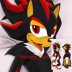 Dakimakura Shadow Hedgehog futrzana dwustronna poszewka równa poduszka na ciało seksownej poduszka na ciało