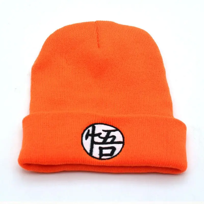 Dragon Ball Son Goku cartoon knitted hat personalized 2D-style hat cosplay costume props accessories anime merchandise wholesale view 3