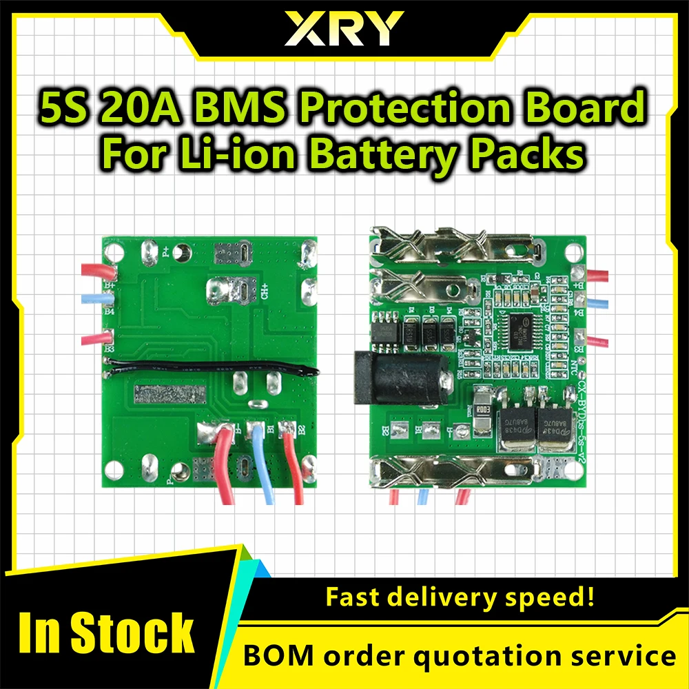 XRY Liludin 5S of 21V Makita style Li-battery Protection Board with Temperature protection Universal tool protection Board