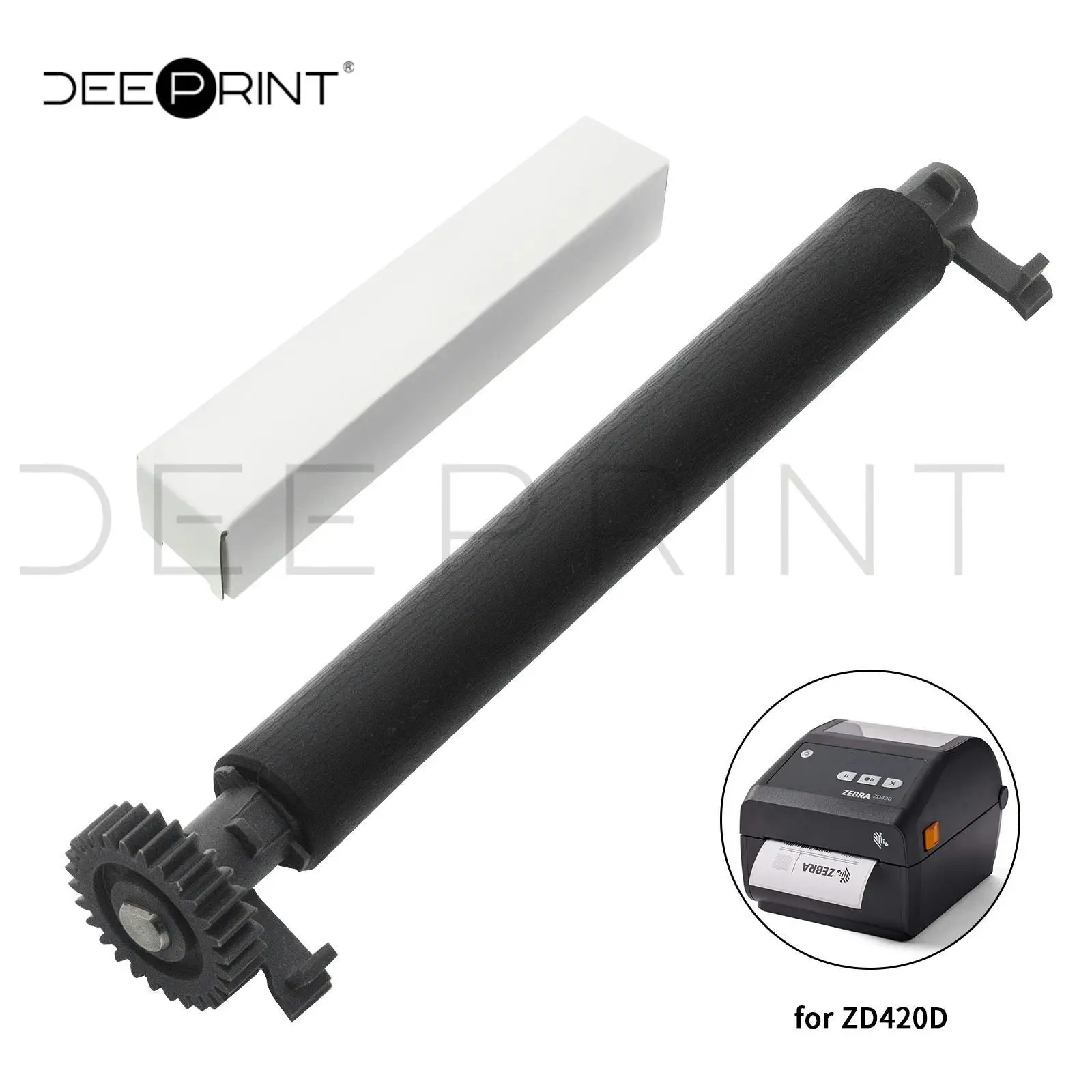 P1080383-413 Platen Roller for Zebra ZD420D ZD620D ZD888D Printer | 3-Month Warranty
