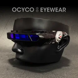 Polarized TR90 X-men Wrap Rectangle Sunglasses Men Women Special Memory Materials Laser Cyclops Travel Shield Punk Sun Glasses