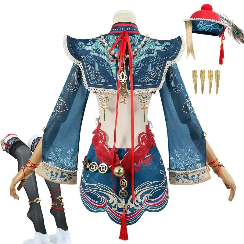 Tessa Cosplay Naraka: Bladepoint Tessa Cosplay Costume Game Figures Halloween Dresses Wig Uniform Full Set for Women Girls