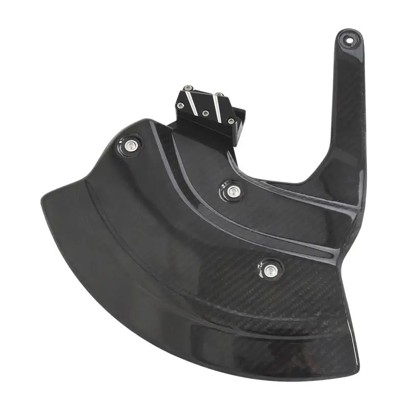 دراجة نارية الجبهة الفرجار المبرد عجلة القرص زوج غطاء ألياف الكربون النقي ملحقات لسيارات BMW S1000RR 1999-2025 M1000RR 2021-2025 #6