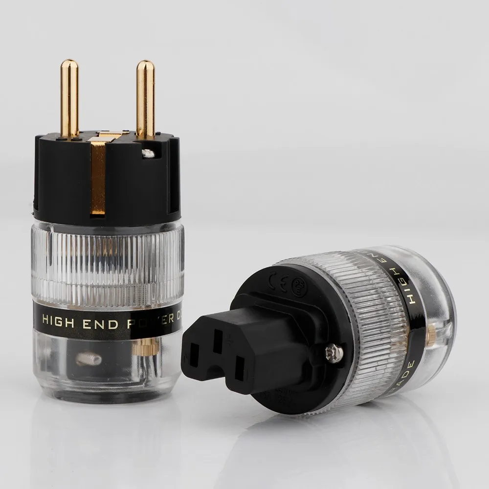Hi end us/eu Wechselstrom stecker Netz stecker iec c15 Buchse Wechselstrom stecker für DIY Audio Stromkabel – Detail 12