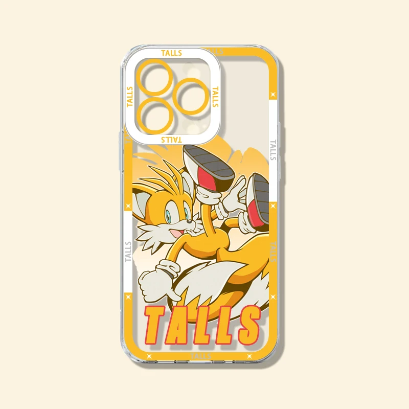 Cartoon Game S-SONIC Phone Case for IPhone 17e 17 16e 16 15 14 13 12 11 Mini Air Pro Max X XR XSMax 7 Plus Clear Soft Back Cover - view 4
