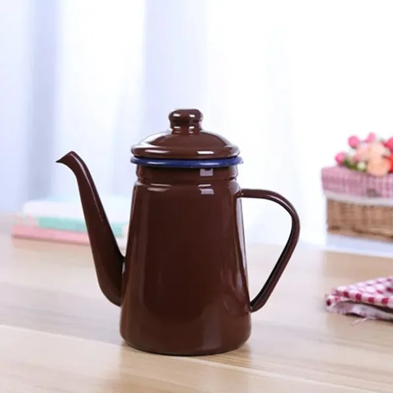 

1000 мл эмалированный чайник, винтажный листовой чайник, кофе, воды, чайник, керамический чайник, наборы чайников, набор чайников