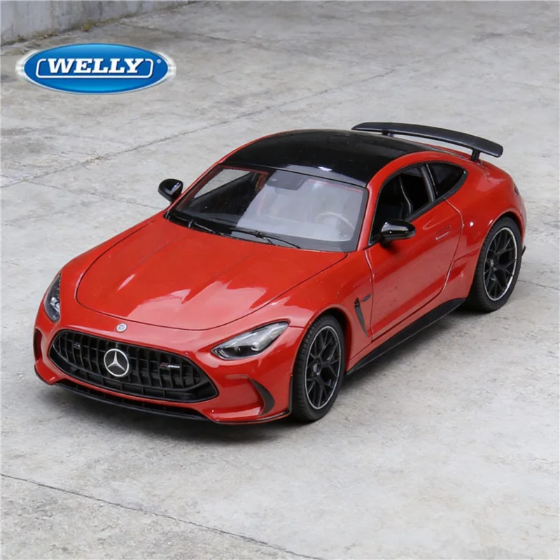 

Модель спортивного автомобиля WELLY 1:24 Mercedes-Benz AMG GT 63 Coupe из литого металла, имитация гоночного автомобиля, игрушка для детей, подарок