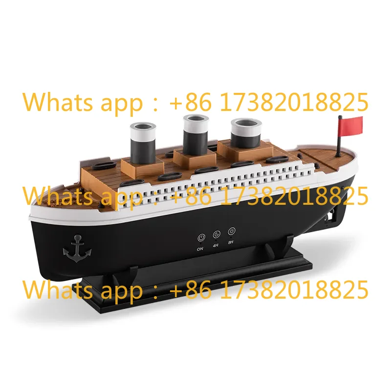 Electric Aroma Air Humidifier Cruise Ship Model Aromatherapy Diffuser for Home Room Decorate Home Appliances