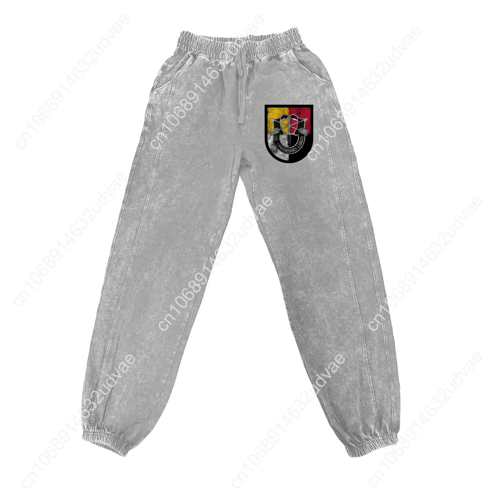 القوات الخاصة الأمريكية 3rd القوات الخاصة SFG السراويل رجل امرأة مراهق الرجعية السراويل القطن Sweatpants مخصصة بانت مع جيب